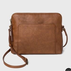 Crossbody Bag- Cognac brown New!